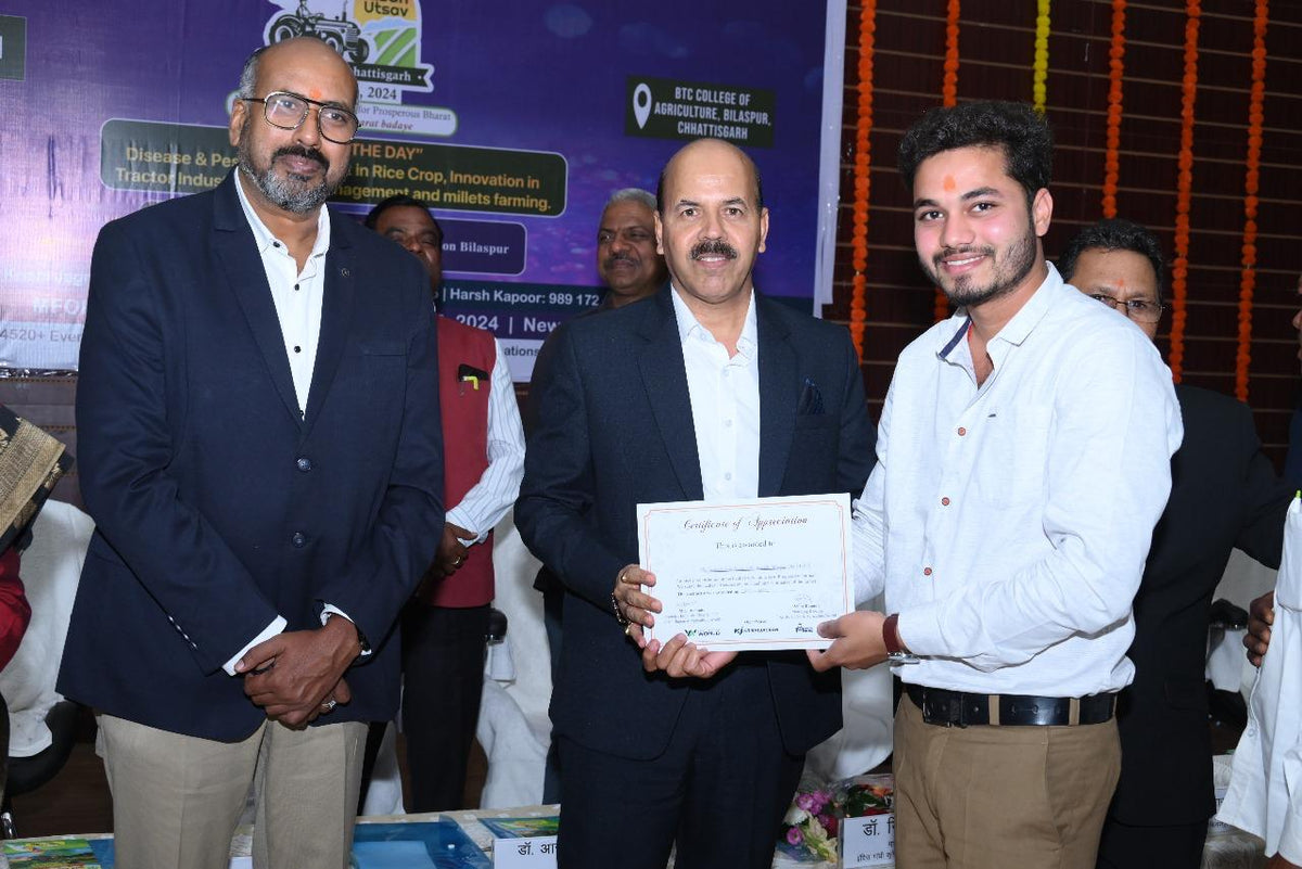 Millionaire Farmer of India — recognition by Krishi Jagran