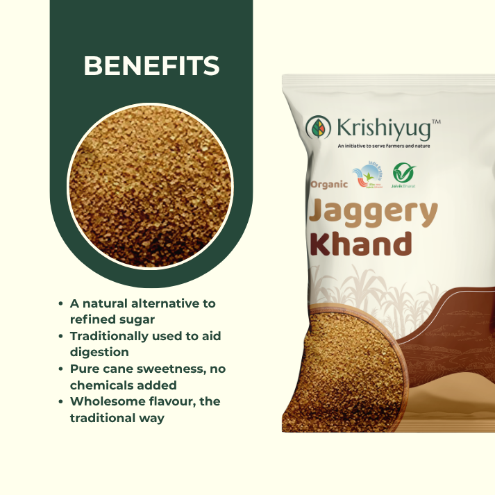 Organic Sugarcane Khand