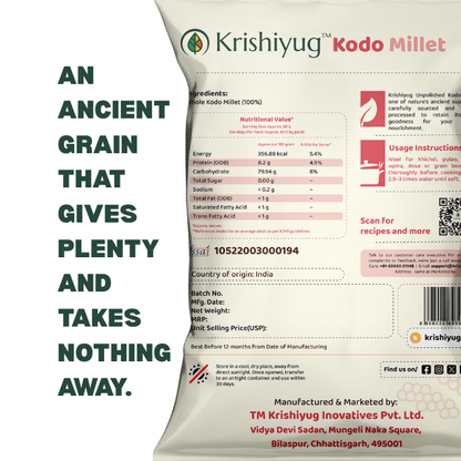 Unpolished Kodo Millet