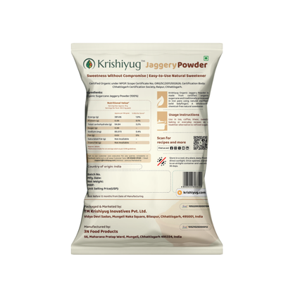 Organic Sugarcane Jaggery Powder