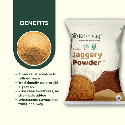 Organic Sugarcane Jaggery Powder