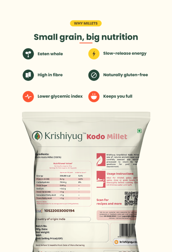 Unpolished Kodo Millet process image 3