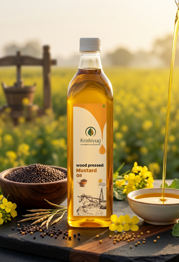 Wood-Pressed Mustard Oil process image 5