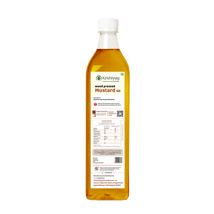 Wood-Pressed Mustard Oil