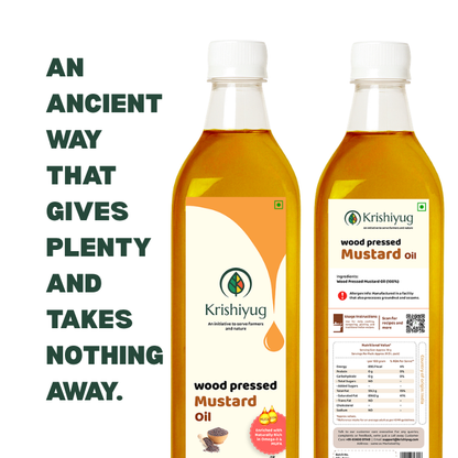 Wood-Pressed Mustard Oil