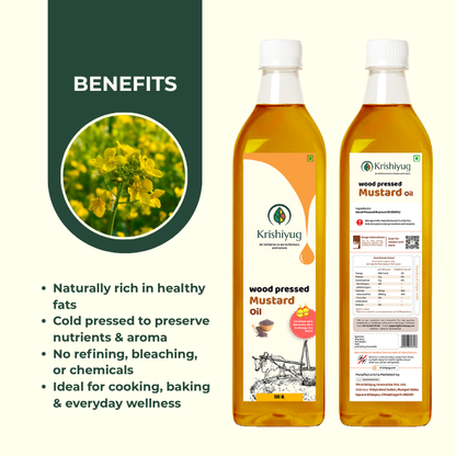 Wood-Pressed Mustard Oil