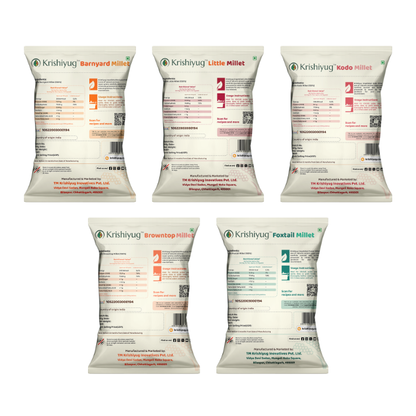 Siridhanya Millets (Combo pack of 5)