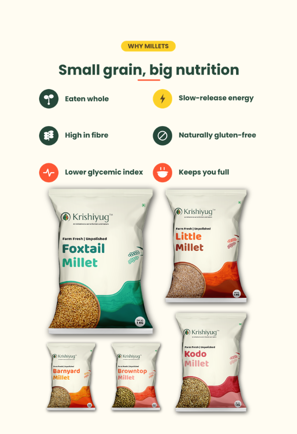 Siridhanya Millets (Combo pack of 5) process image 3