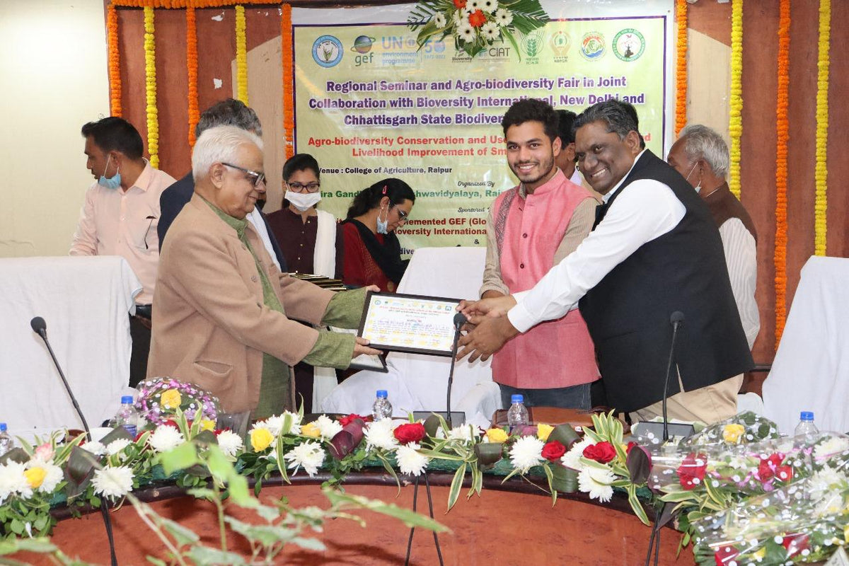Biodiversity Conservation Certificate — Indira Gandhi Krishi Vishwavidyalaya (IGKV), Raipur