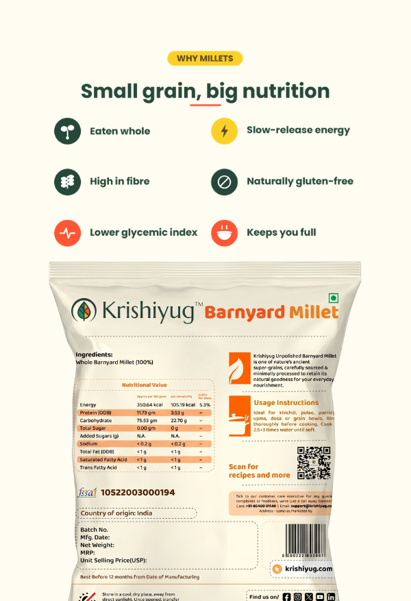 Unpolished Barnyard Millet process image 3