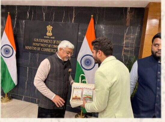 With Shri Sunil Barthwal, Secretary, Ministry of Commerce
