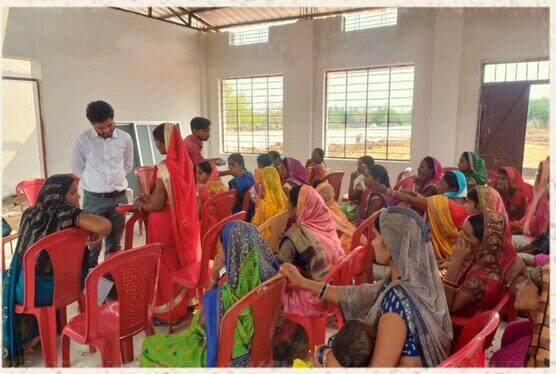 A livelihood training session in full attendance