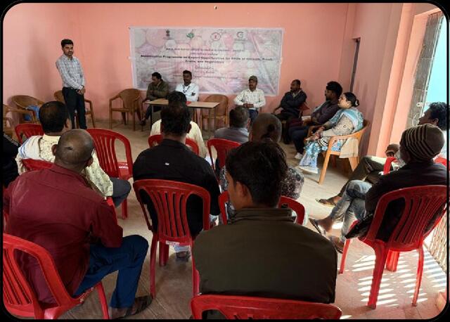 A sensitisation session on FPOs and market opportunities beyond the village
