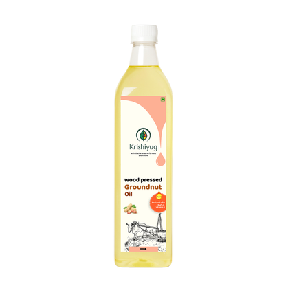 Wood-Pressed Groundnut Oil