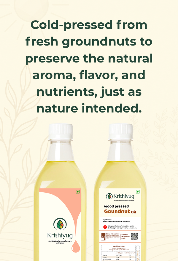 Wood-Pressed Groundnut Oil process image 2