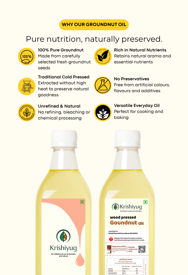 Wood-Pressed Groundnut Oil process image 3