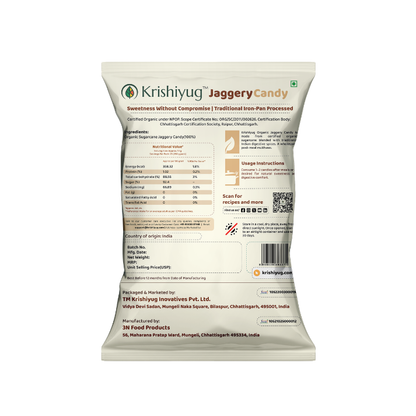 Organic Sugarcane Jaggery Candy
