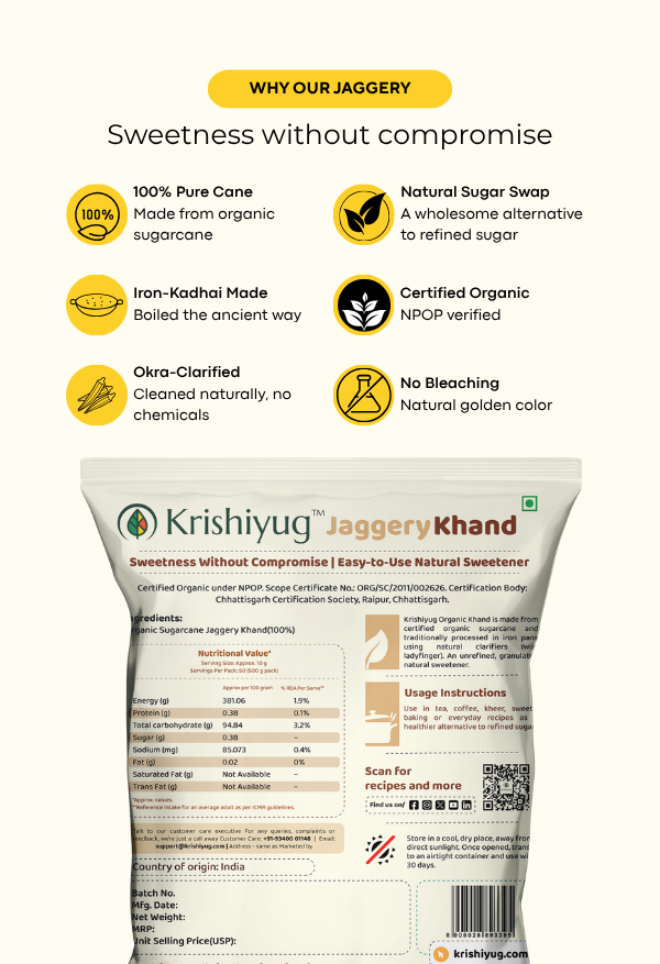 Organic Sugarcane Khand process image 3