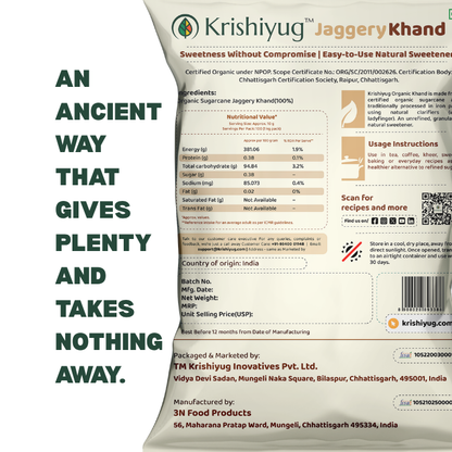 Organic Sugarcane Khand