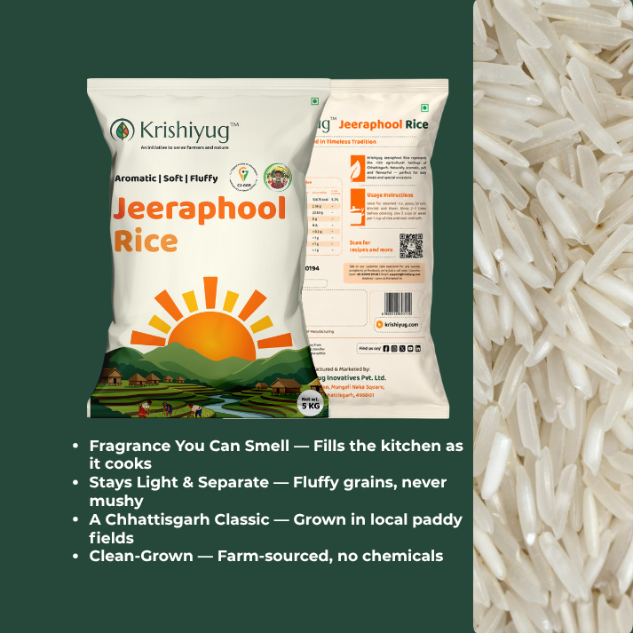 Jeeraphool Rice (GI-Tagged, Sarguja)