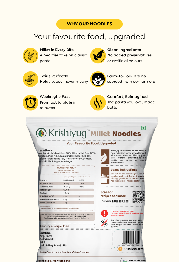 Multi Millet Noodles (180 gm x 2) process image 3