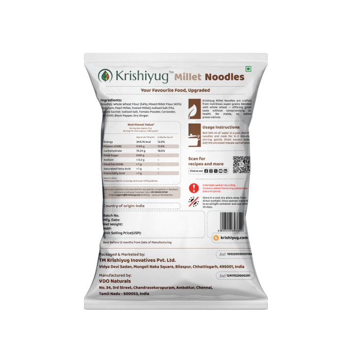 Multi Millet Noodles (180 gm x 2)
