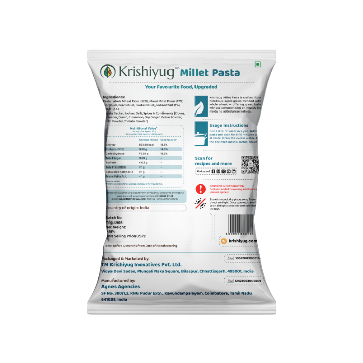 Multi Millet Pasta (180 gm x 2)