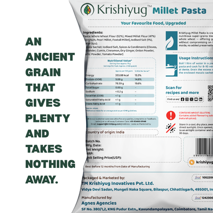 Multi Millet Pasta (180 gm x 2)