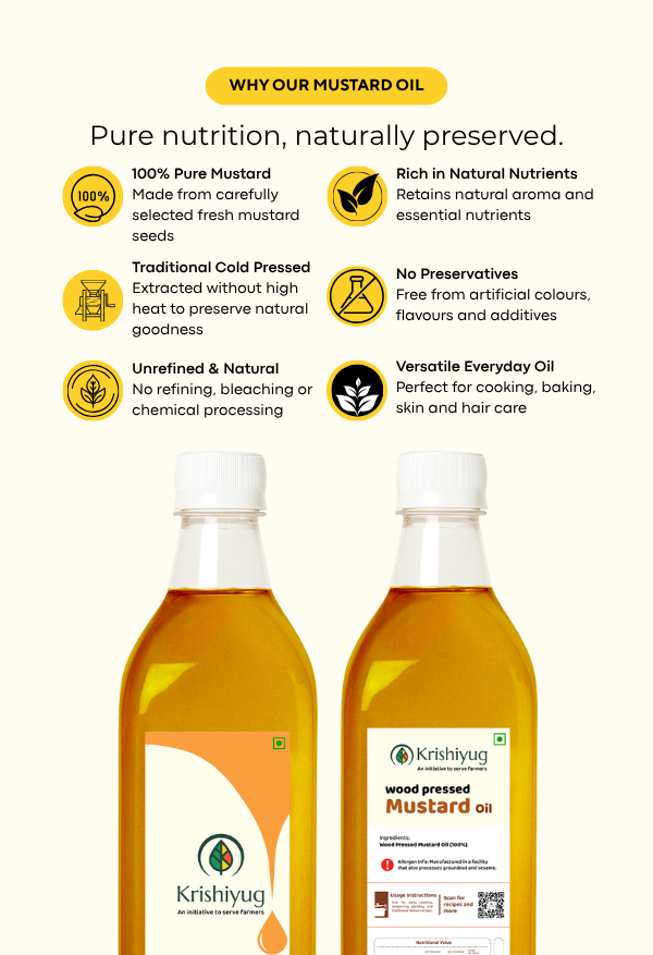 Wood-Pressed Mustard Oil process image 3