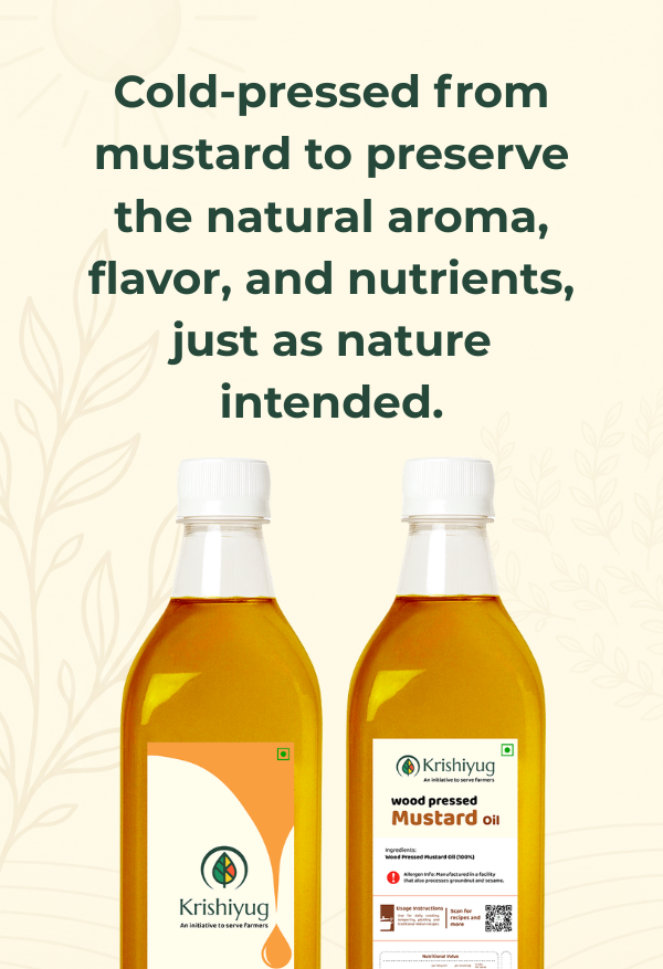 Wood-Pressed Mustard Oil process image 2
