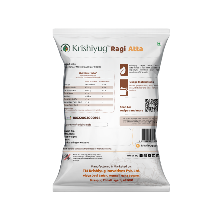 Ragi Atta (Finger Millet Flour)
