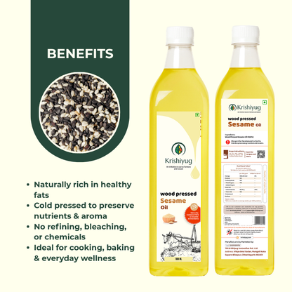 Wood-Pressed Sesame Oil (Til Oil)