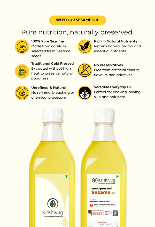 Wood-Pressed Sesame Oil (Til Oil) process image 3