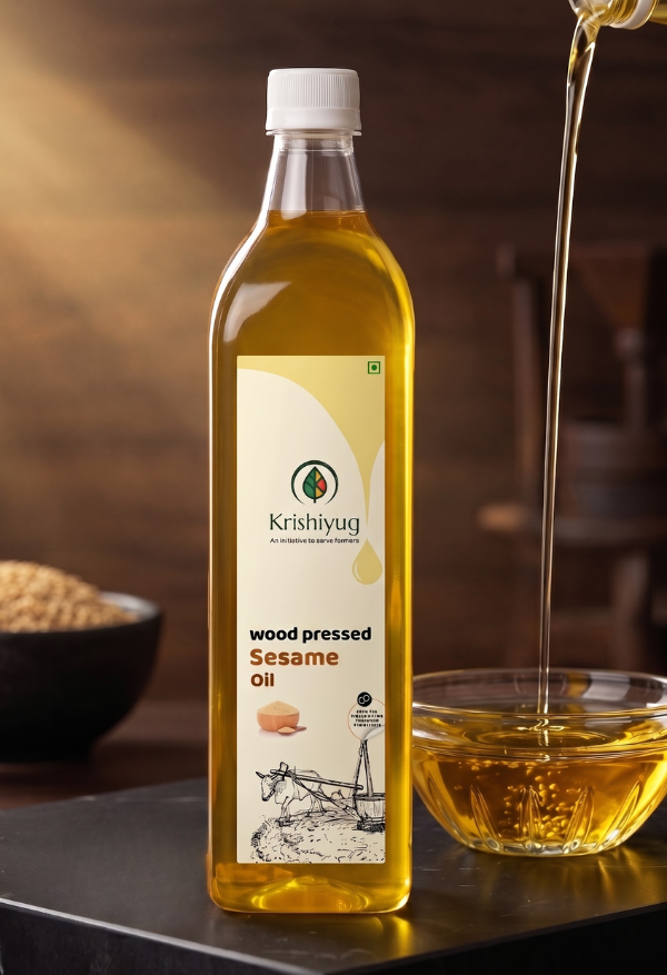 Wood-Pressed Sesame Oil (Til Oil) process image 5