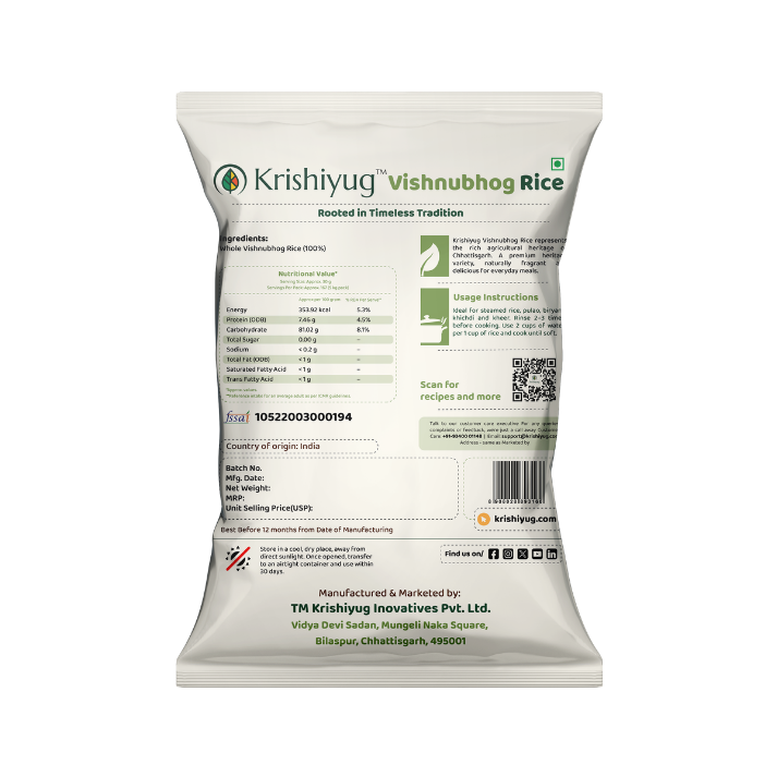 Vishnubhog Rice
